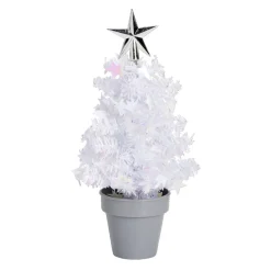 Online Gifi Sapin guirlande en pot à poser Ø11,5xH20cm - 3 coloris
