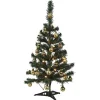 New Gifi Sapin lumineux blanc et doré 20 LED