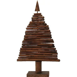 Discount Gifi Sapin Noël bois flotté brun 0,53 m