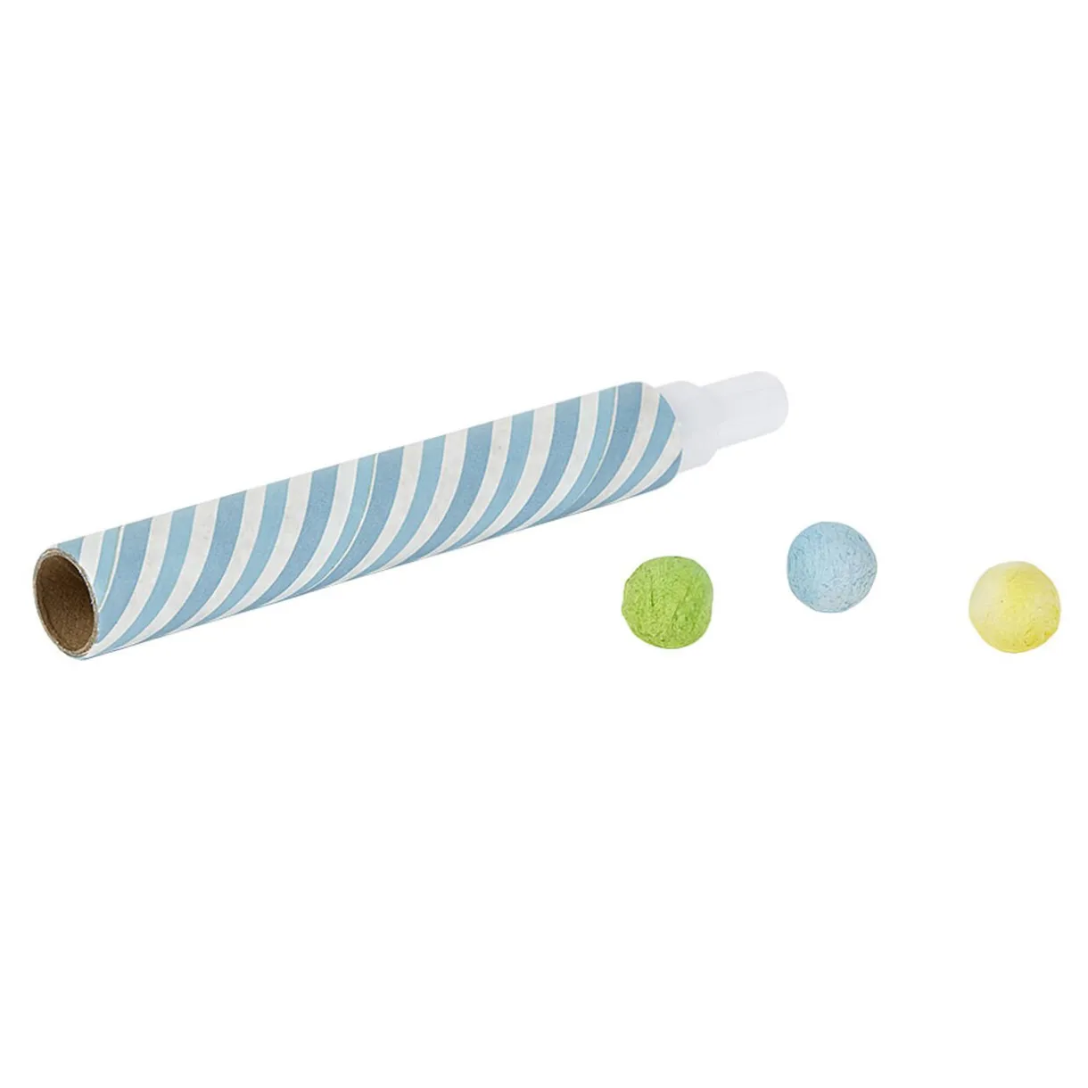 Sale Gifi Sarbacane rayée bleu et blanc x 4 et ses 60 boules