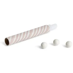 Sale Gifi Sarbacane rayée rose et blanche x 4 et ses 60 boules blanches