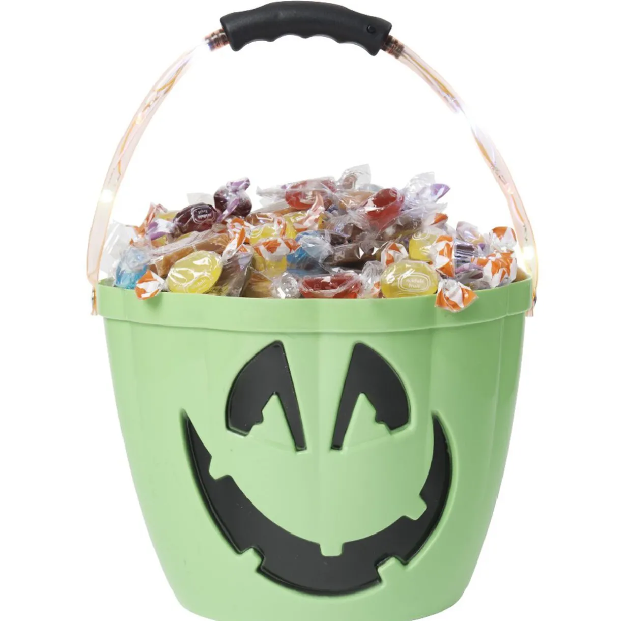 Sale Gifi Seau à bonbons Halloween avec anse lumineuse