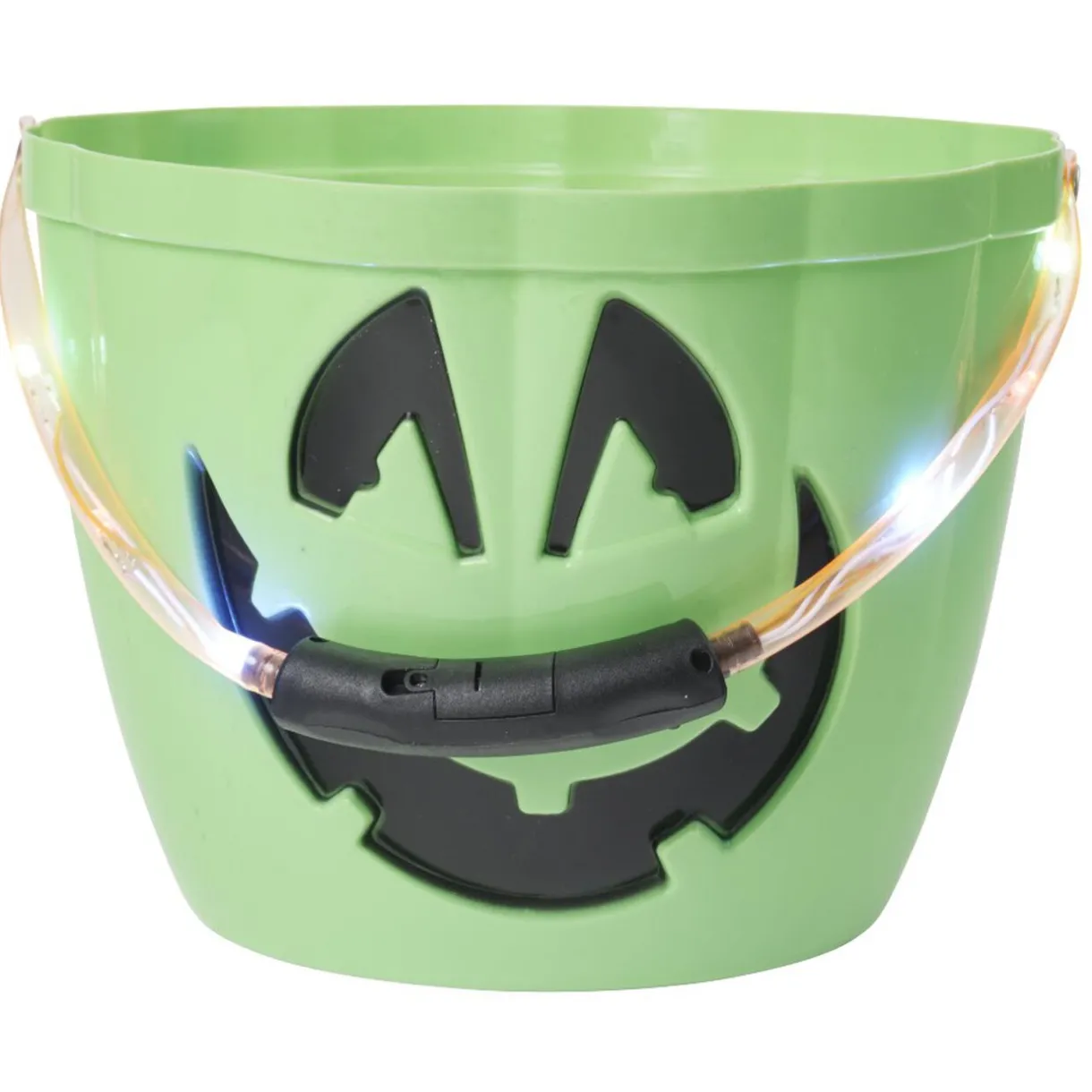 Best Gifi Seau à bonbons Halloween avec anse lumineuse à LED