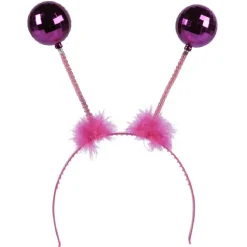 Best Gifi Serre tête boule à facette avec plume fantaisie