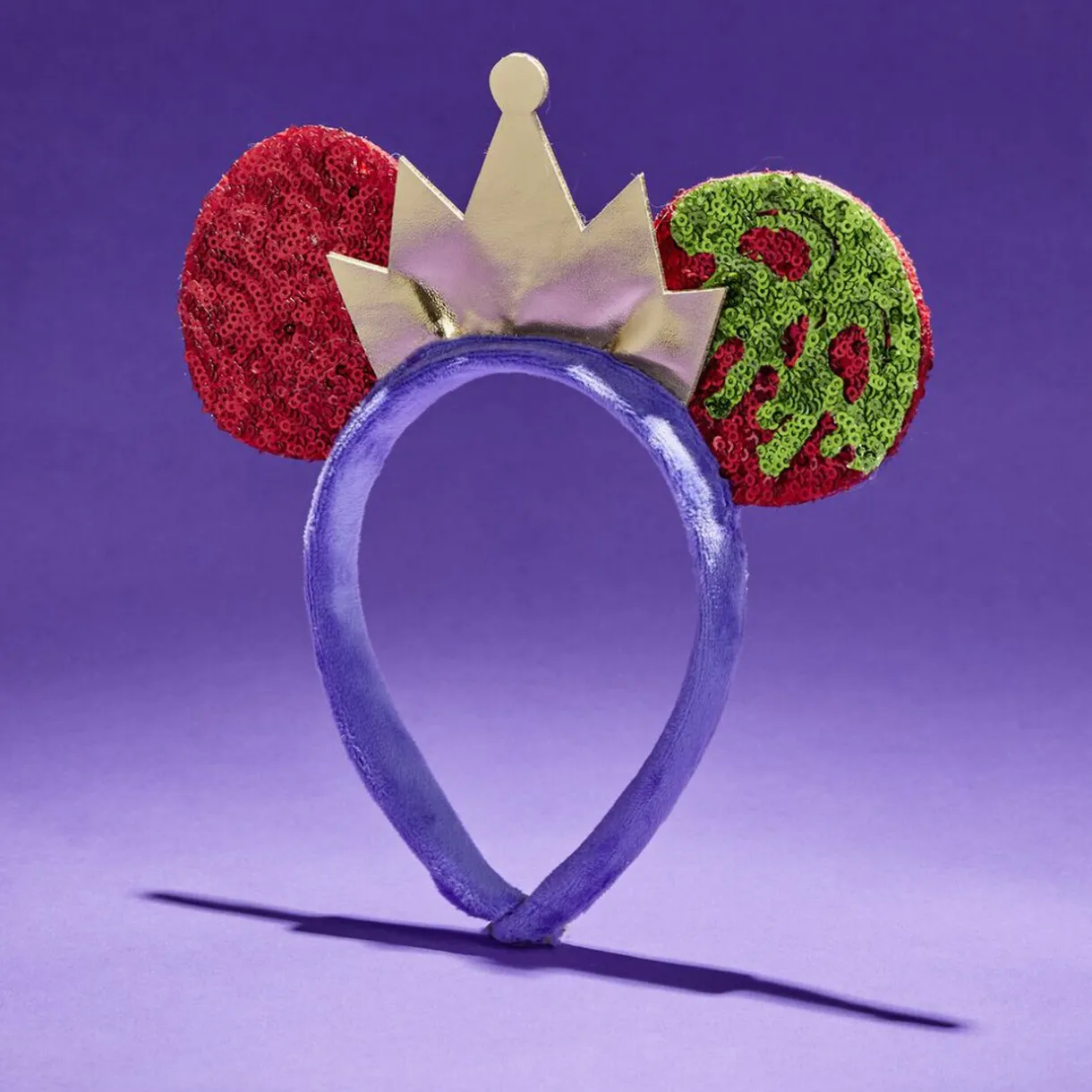 Sale Gifi Serre-tête Disney reine Villains adulte violet rouge vert 21x21cm