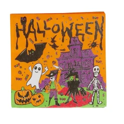 Best Gifi Serviette orange motif Halloween x20