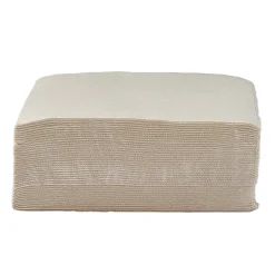 Sale Gifi Serviette carrée blanc lin 2 plis en papier x40