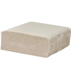Sale Gifi Serviette carrée blanc lin 2 plis en papier x40