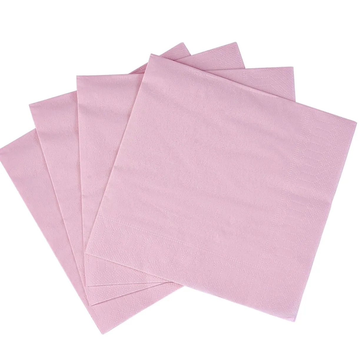 Sale Gifi Serviette carrée rose 2 plis en papier x40