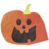 Best Gifi Serviette de table Halloween citrouille orange et noir x12