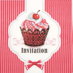 Sale Gifi Serviette en papier design cupcake x20