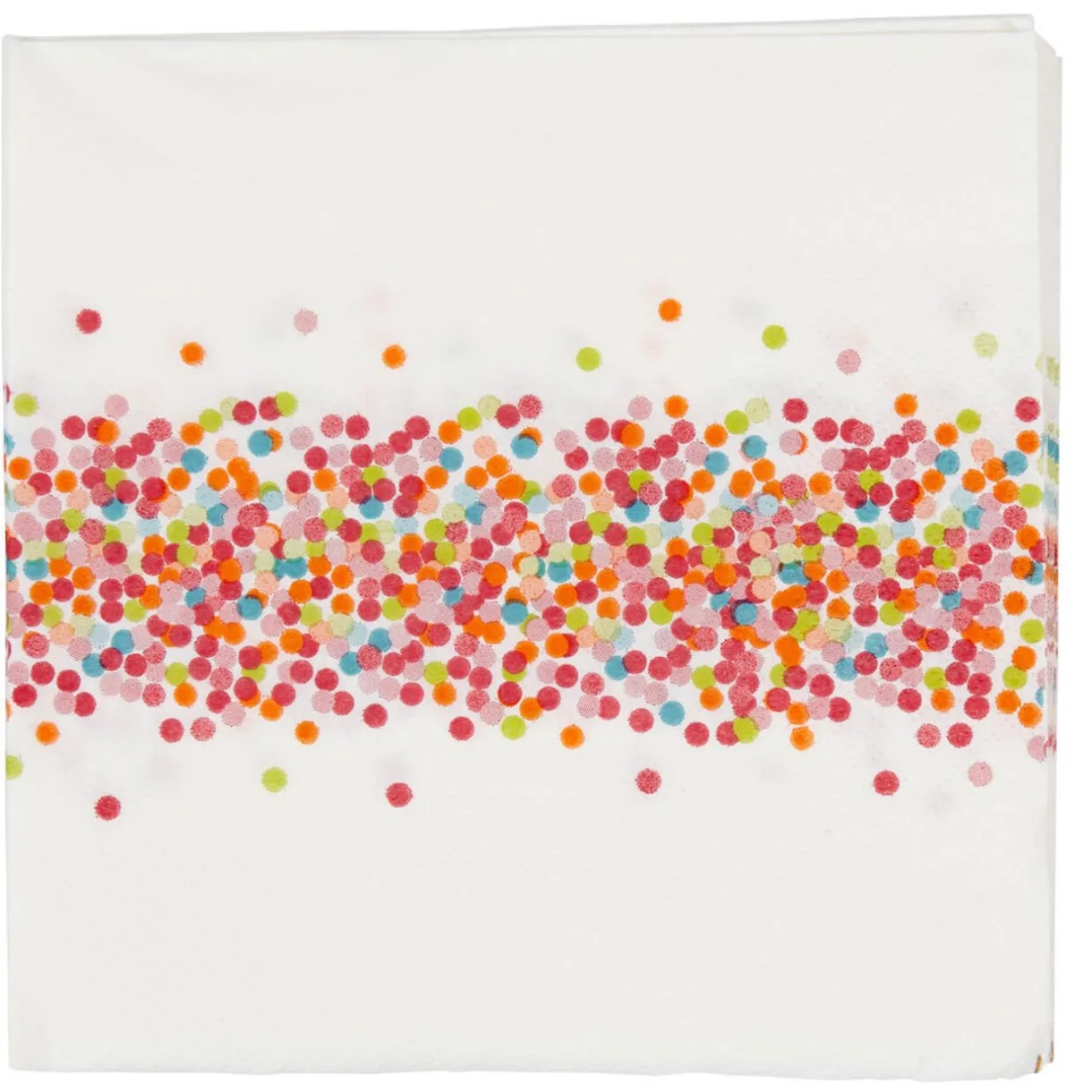 Best Gifi Serviette en papier design confettis multicolores x20