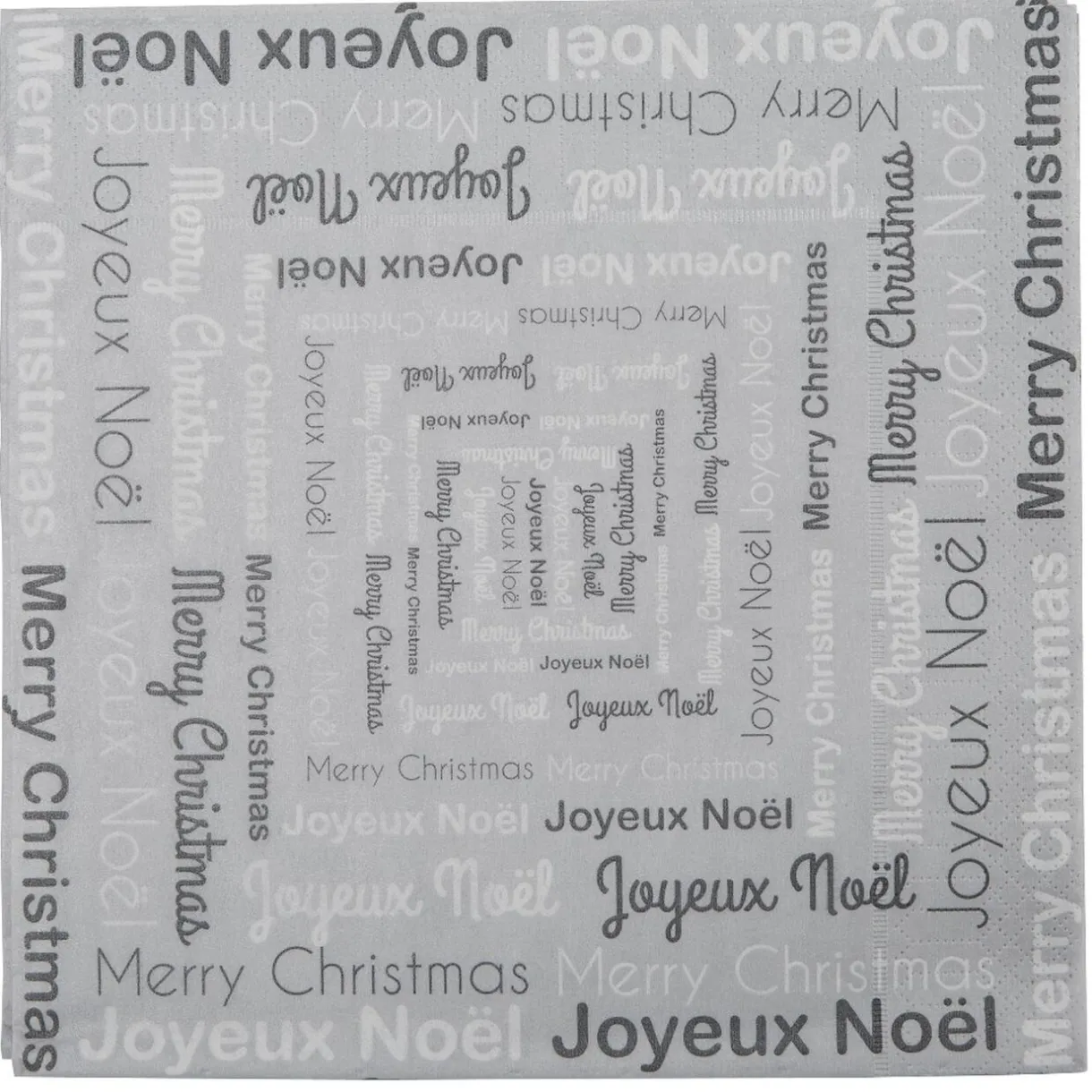 Sale Gifi Serviette en papier motif "Joyeux Noel" x20
