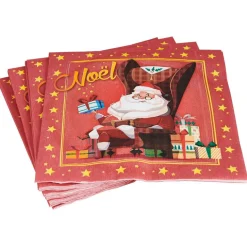 Best Gifi Serviette en papier motif père Noël x20