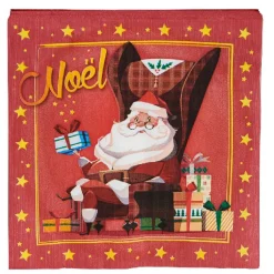 Best Gifi Serviette en papier motif père Noël x20