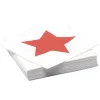 Best Gifi Serviette en papier motif étoile rouge x20