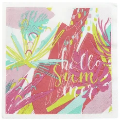 Best Gifi Serviette en papier multicolore Hello summer x 20