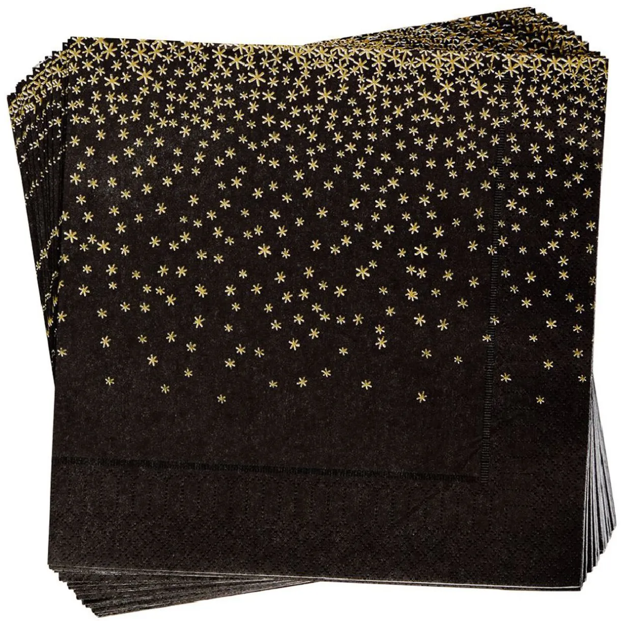 Best Gifi Serviette en papier noir et doré x20