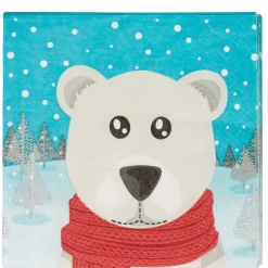 Sale Gifi Serviette en papier ours polaire x20