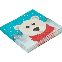 Sale Gifi Serviette en papier ours polaire x20