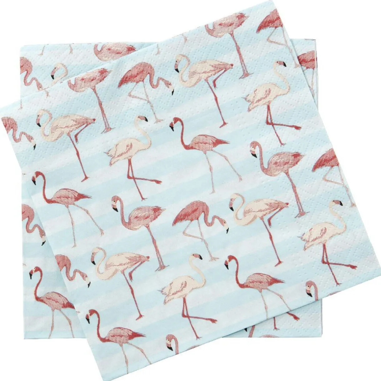Best Gifi Serviette jetable design flamants rose x20