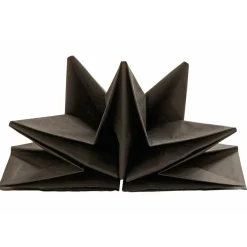 Sale Gifi Serviette jetable pré pliée noire x12