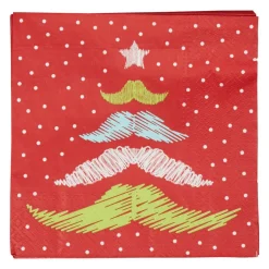 Sale Gifi Serviette jetable rouge design arbre de noël x20