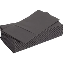 Sale Gifi Serviette range couverts 40cm noir x20