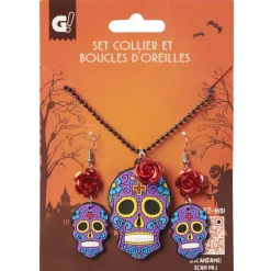 Outlet Gifi Set collier et boucles d'oreilles x2