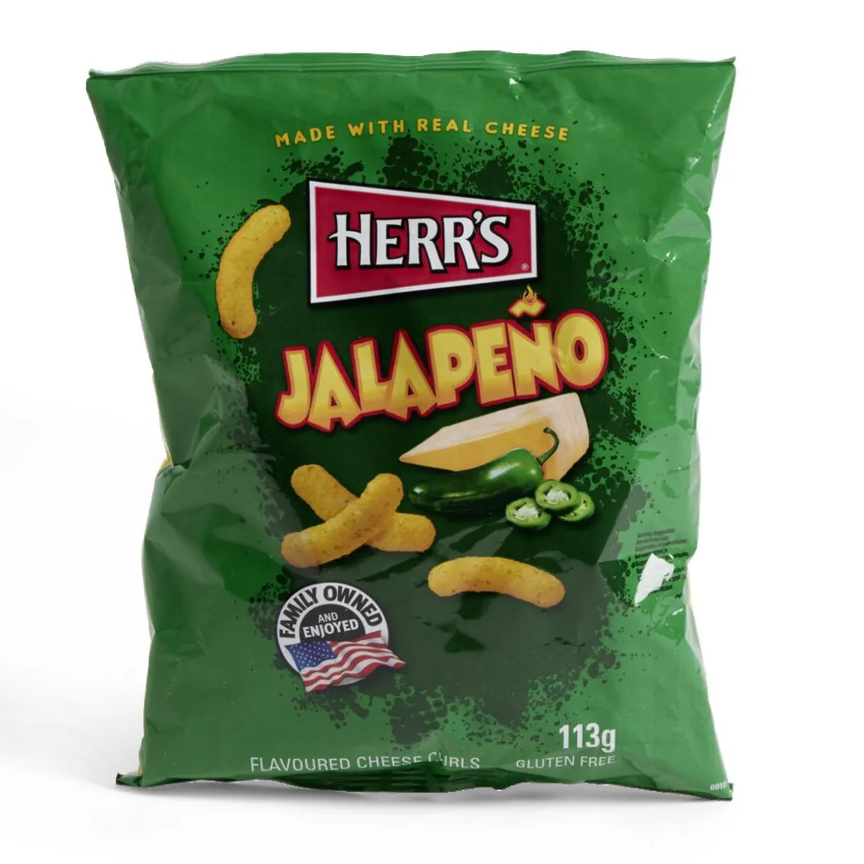 Discount Gifi Snacks Herr's Jalapeño saveur fromage épicé 113gr