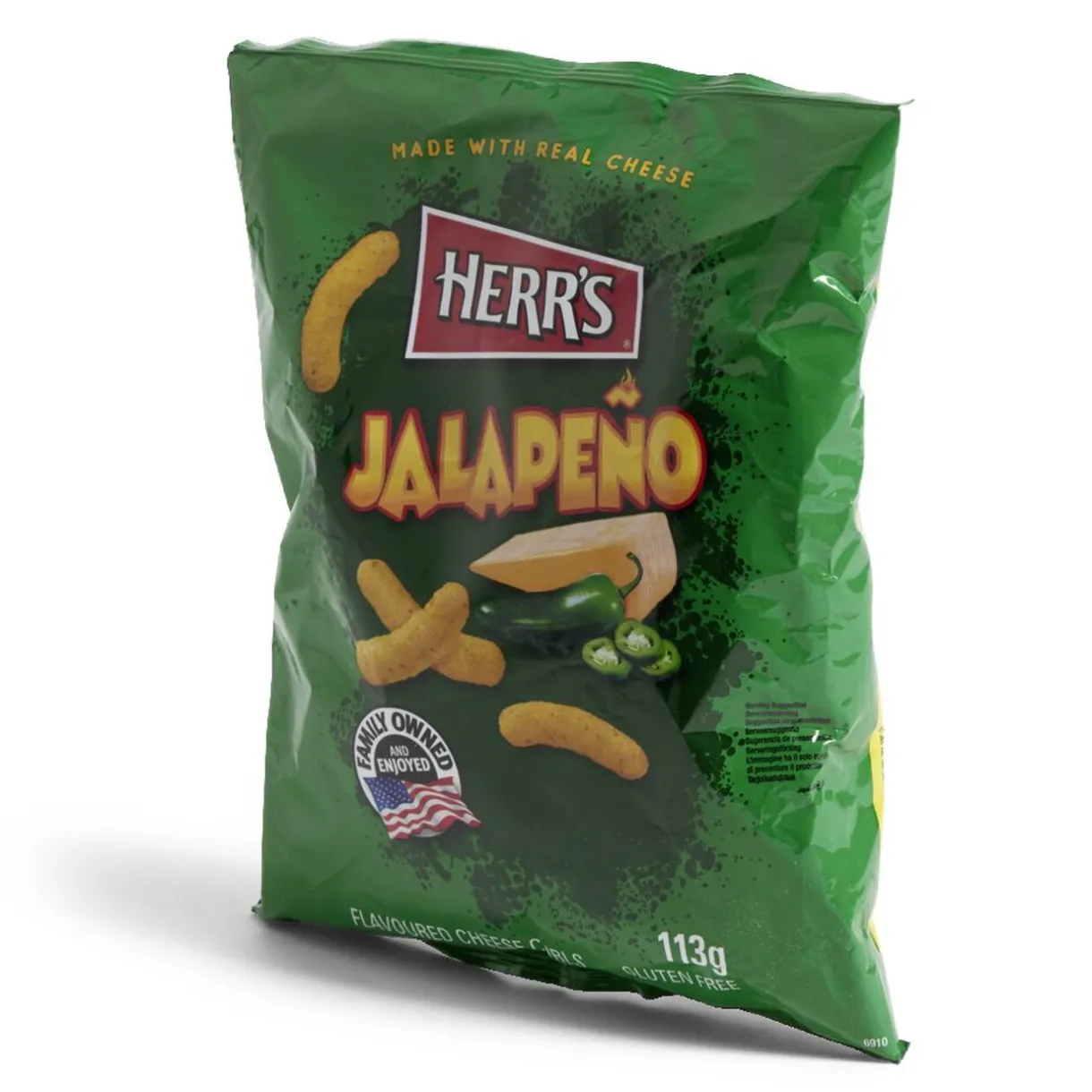 Discount Gifi Snacks Herr's Jalapeño saveur fromage épicé 113gr