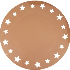 Best Gifi Sous assiette en carton cuivré satiné x4