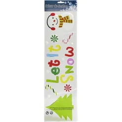 Gifi Sticker gel décor de Noël pour fenêtre^ Décoration De Fenêtre