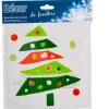 Gifi Sticker gel design sapin de Noël^ Décoration De Fenêtre