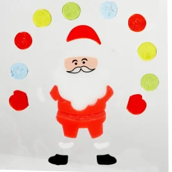 Gifi Sticker gel pour vitre design Père Noël^ Décoration De Fenêtre