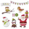 Gifi Sticker gel Père Noël Falala pour fenêtre^ Décoration De Fenêtre