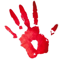 Outlet Gifi Sticker Halloween empreinte de sang L.60xl.31cm