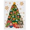 Gifi Sticker électrostatique motif sapin de Noël^ Décoration De Fenêtre