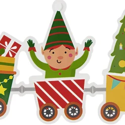 Gifi Sticker électrostatique train pour fenêtre^ Décoration De Fenêtre