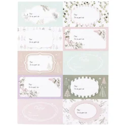 Gifi Sticker pour cadeau de Noël design Jardin d'hiver x10^ Loisirs Créatifs Et Emballage Cadeau