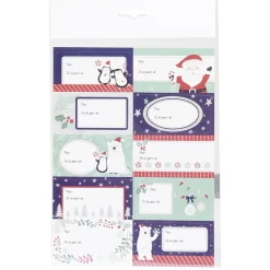 Gifi Sticker pour cadeau Noël x10^ Loisirs Créatifs Et Emballage Cadeau