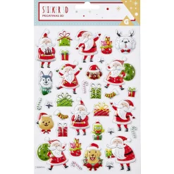 Gifi Stickers 3D de Noël^ Décoration De Fenêtre