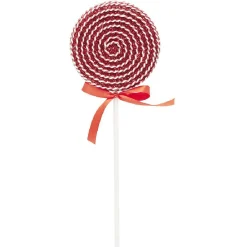 Sale Gifi Sucette de Noël à planter rouge Ø14xH40cm