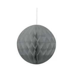 Outlet Gifi Suspension boule en papier gris