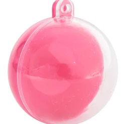 Online Gifi Suspension boule rose fuchsia et transparente x3