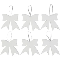 New Gifi Suspension de Noël en polystyrène blanc x6