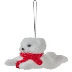 New Gifi Suspension de Noël Ourson blanc et rouge