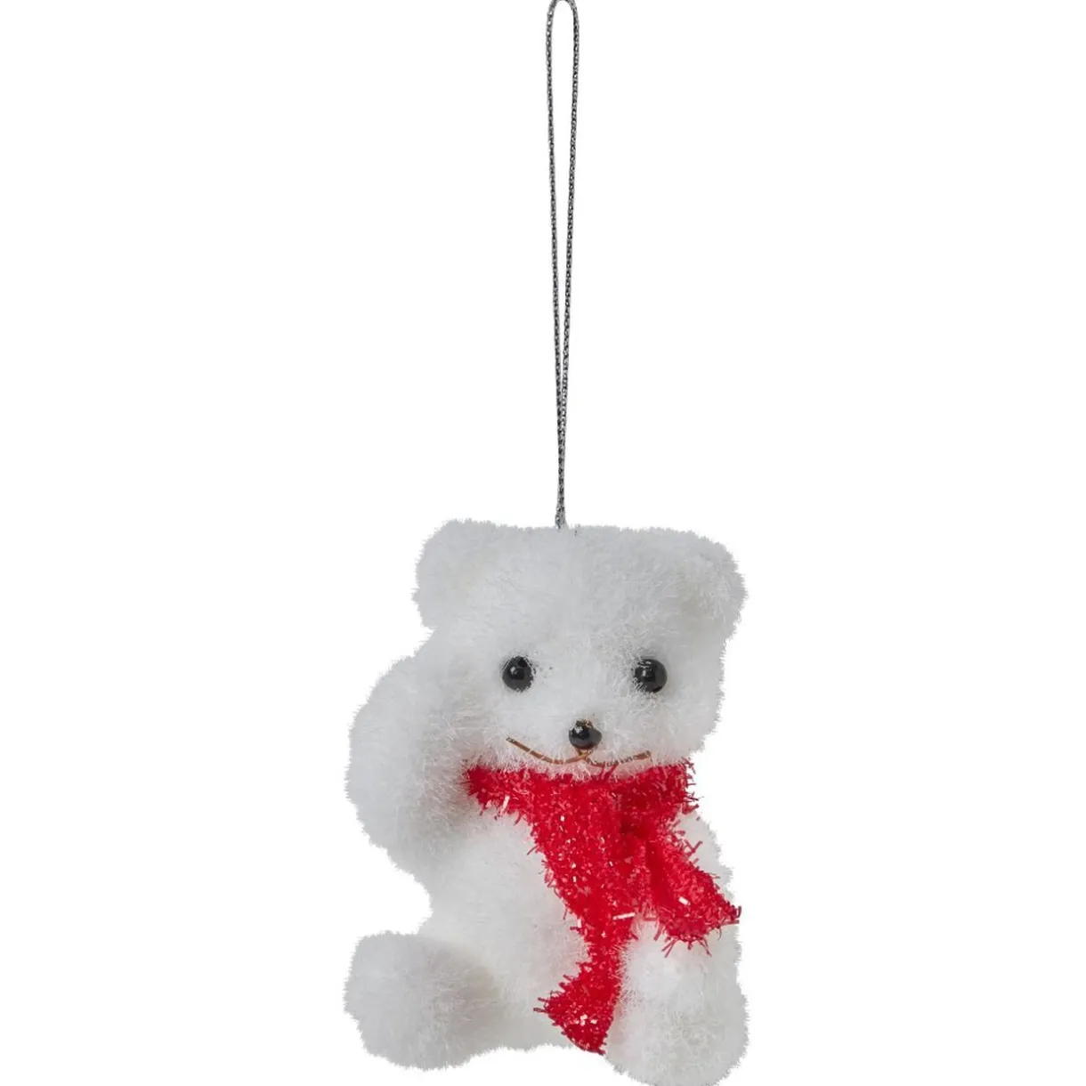 New Gifi Suspension de Noël Ourson blanc et rouge