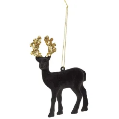 Hot Gifi Suspension de Noël Renne en velours