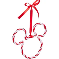 Outlet Gifi Suspension Disney forme tête Mickey rouge et blanc 12xH10cm